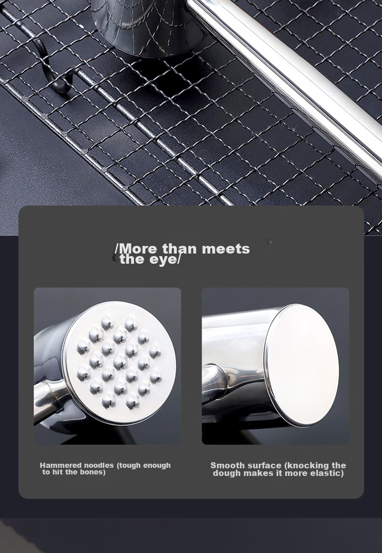 BJ 304 Stainless Steel Meat Tenderizer, Steak Mallet, Meat Chopper, Home Use Meat Tenderizer, Meat Tenderizing Tool 5