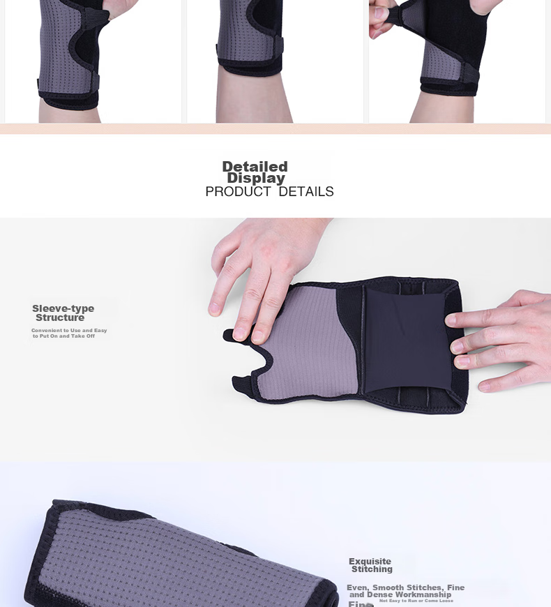 3M Wrist And Finger Splint, Breathable Thumb Sleeve, Sprain Fracture Tendonitis Fixation Brace, Sports Rehabilitation Wrist Support 6