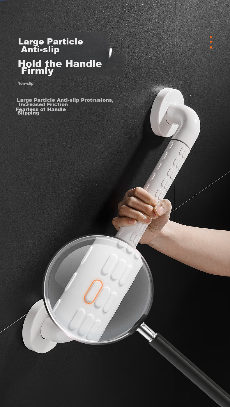 Muvi Barrier-Free Bathroom Toilet Handrail, Elderly Safety Handrail Railing, Specialized Bathroom Toilet Anti-Fall Lifting Device 6
