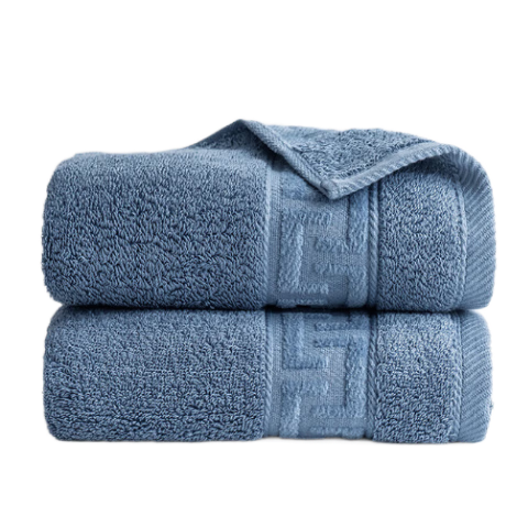 JD Original 138g Avati Long-Staple Cotton Towel, 10A Antibacterial And Mite-Resistant Pure Cotton Men's Face Towel, Single Blue
