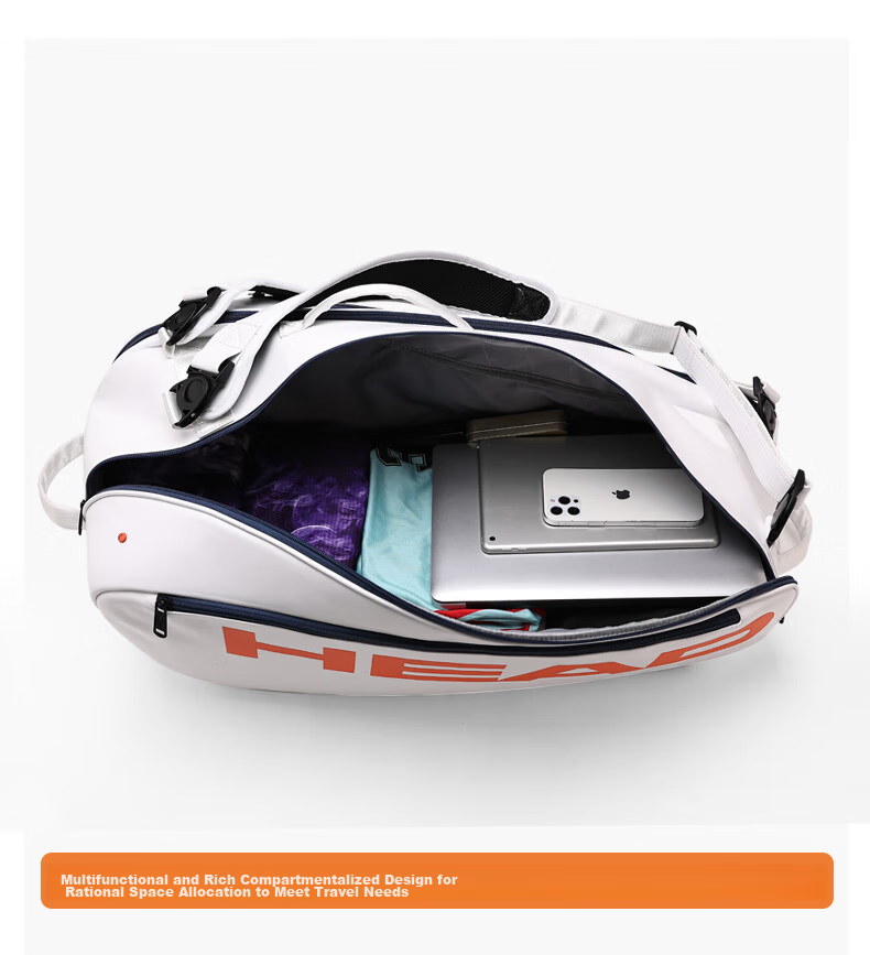 HEAD Tennis Bag, Holds 3, 6 Or 12 Rackets, Professional Racket Case for Men And Women, Badminton Bag, Single Shoulder Crossbody Large Capacity 6