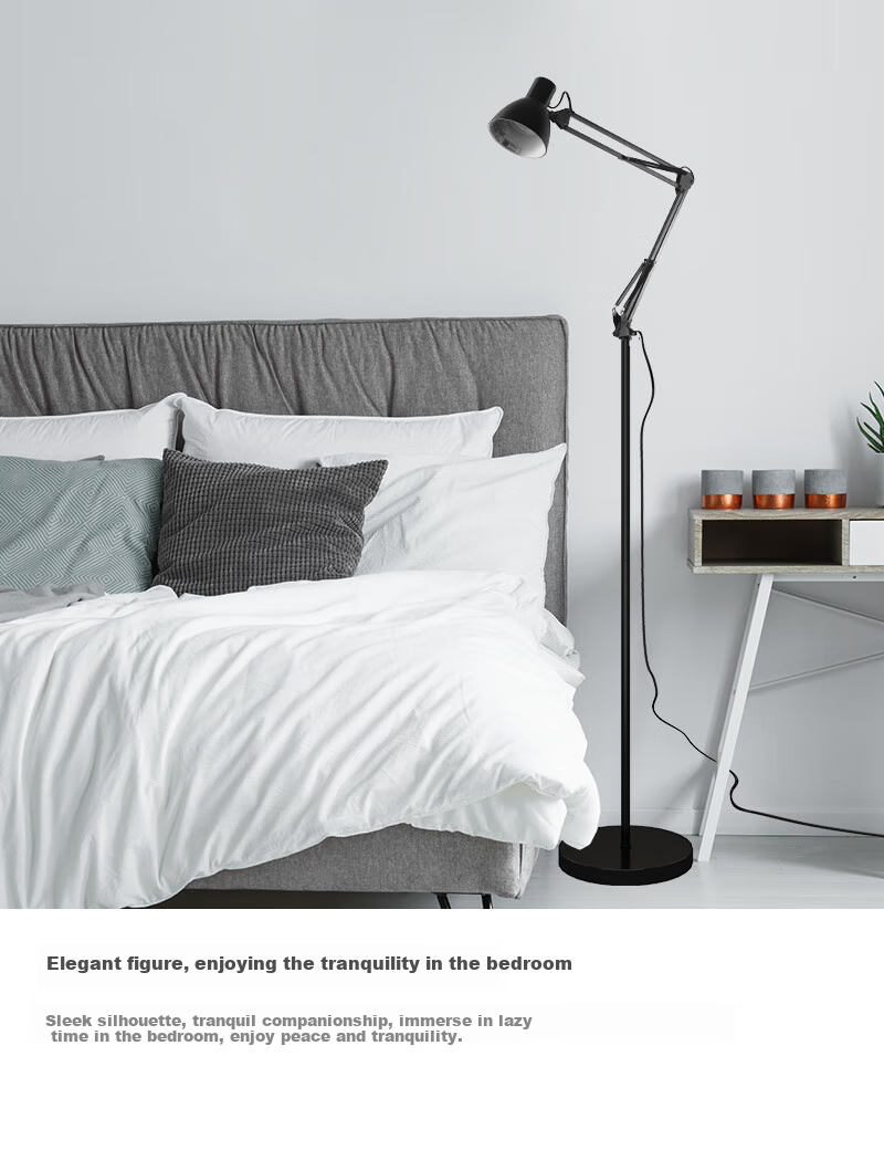 Haoshili Student Desk Piano Lamp, Living Room Bedroom Bedside Lamp, American-Style Adjustable Floor Lamp 10