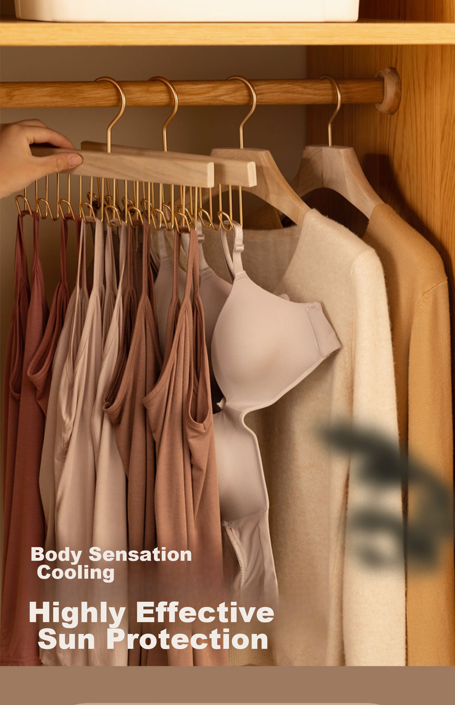 Fan Ye 20-Clip Multi-Head Clothes Hanger Baby Hanger Windproof Non-Slip Underwear Hanger Dormitory Multi-Functional Drying Rack 2