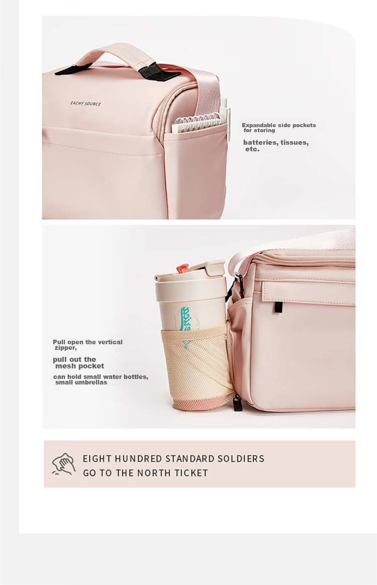 EACHY Camera Bag Protective Cover, Waterproof Crossbody Shoulder Strap for Mirrorless Cameras, Original Professional Lens Travel Portable Storage Bag 17