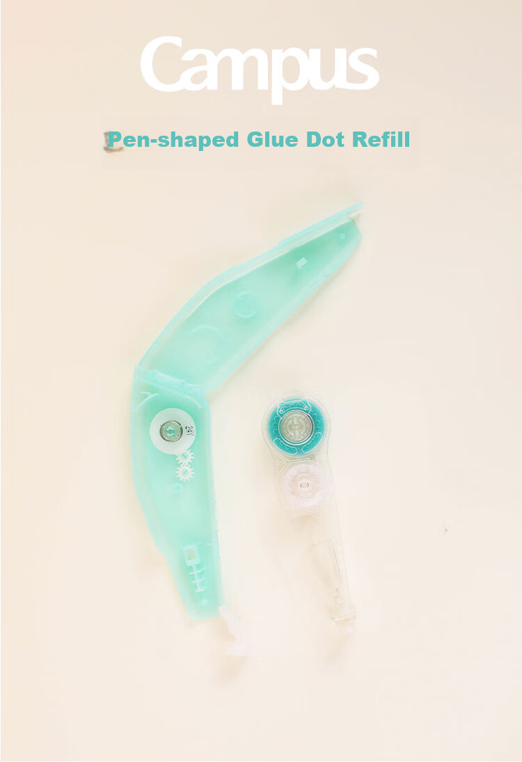KOKUYO Dot Glue Pen, Refillable, for Journaling And Pasting, Portable, Pink, WSG-DM41 1 Piece 1