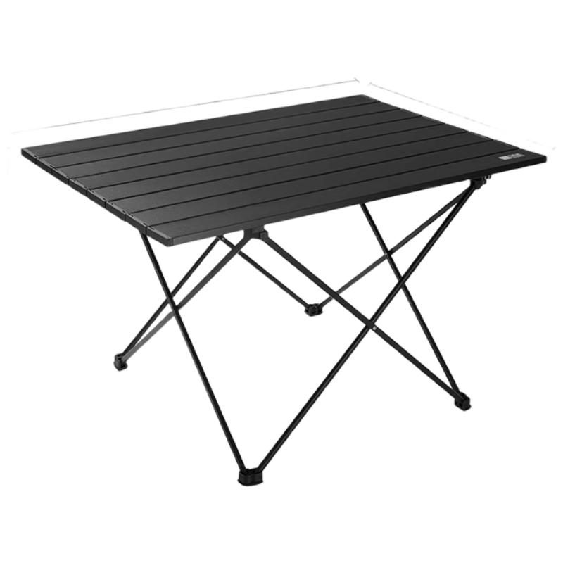 TAN XIAN ZHE Folding Table, Outdoor Camping Portable Egg Roll Table, Picnic Foldable Dining Table, Square Table, Large Size
