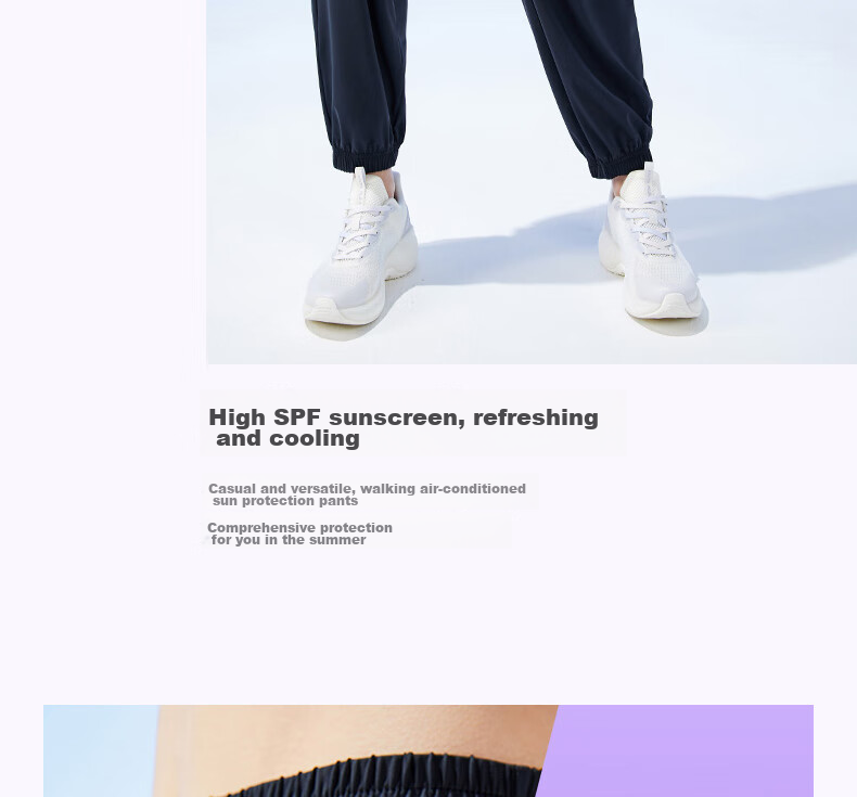 Anta Freedom Pants | Ice Silk Sun Protection Lantern Pants Women's Summer New Drawstring Jogger Loose Yoga Sports Trousers 19