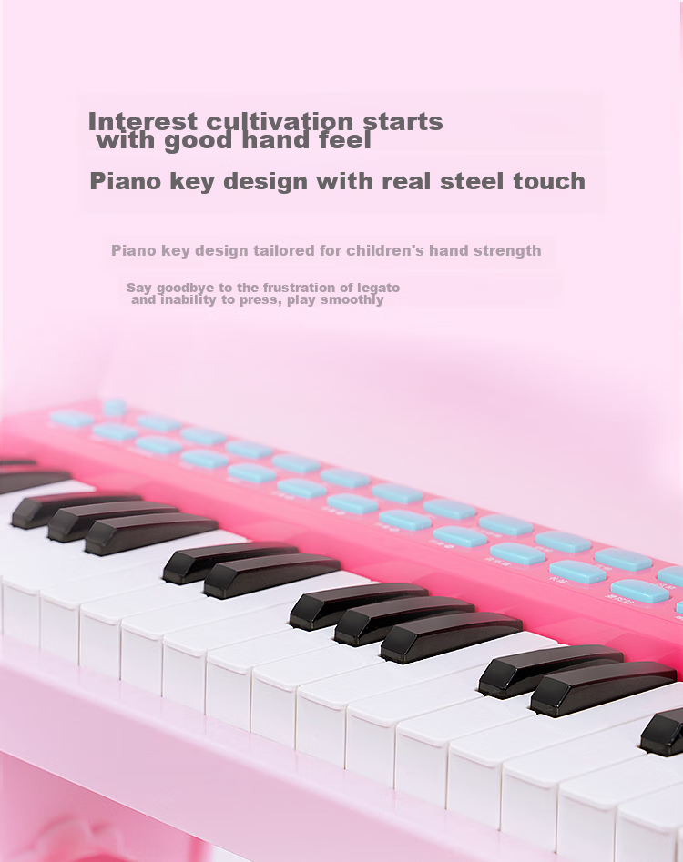 QIAO WA BAO BEI Children's Small Piano Toy, Electronic Keyboard for Girls And Toddlers, Beginner's Instrument for Ages 1-2 Birthday Gift, Mid-Autumn Festival Present 11
