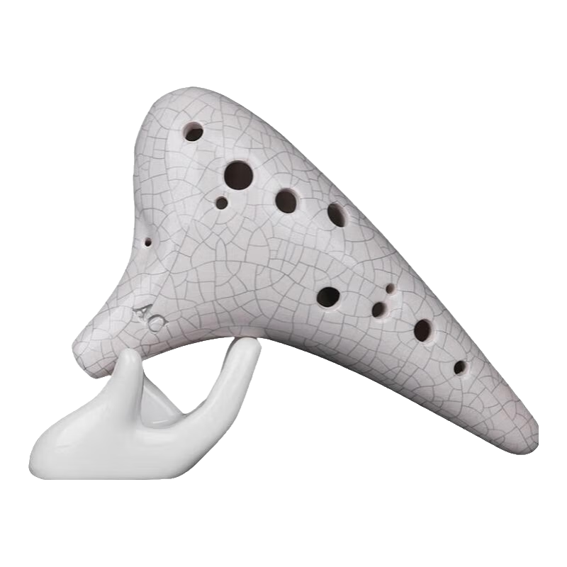 FENGYA Ocarina, 12-Hole Alto, AC Beginner Entry-Level, Burnt Pastoral Style, Twelve-Hole Clay Flute, Suitable for Students And Adults, Suitable for Beginners with No Prior Knowledge
