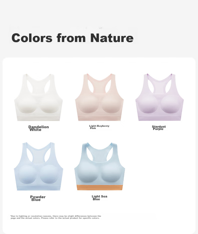 Like UU Girls' Sports Bra, Girls' Training Bra, Children's Underwear, Student Middle School Vest-Style Bra for Puberty Girls 19