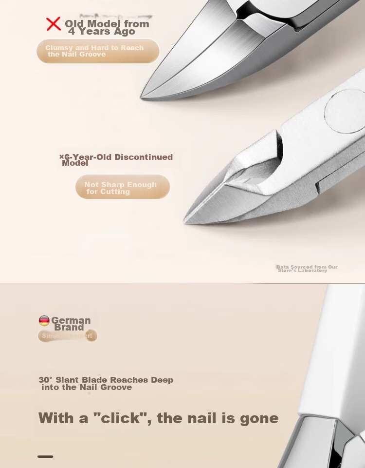 Chuangmugongfang Ingrown Toenail Clipper, Stainless Steel Eagle Beak Pliers, Nail Clippers, Specialized Tools for Foot Care 8