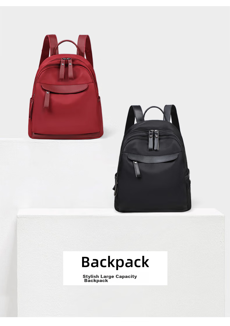 Aiqinghai Oxford Cloth Backpack for Women, Travel Sports Casual School Bag, Fashionable Large Capacity Lightweight Commuter Birthday Gift 1