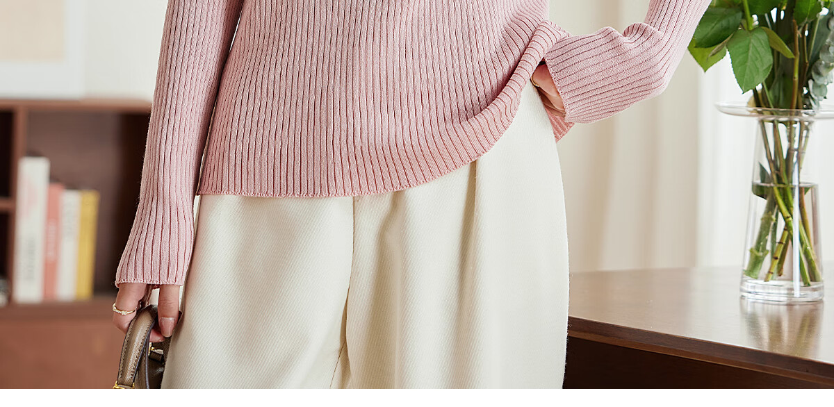 PinCai Women's Knit Sweater, Early Autumn Round Neck Bow Embroidery Knit Top, Slim-Fit Base Layer Sweater P143Z3009 37