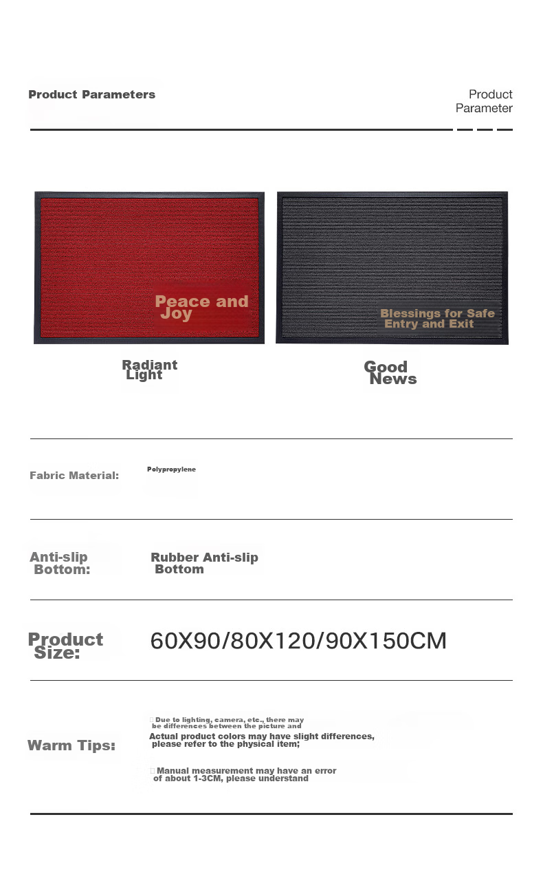 Boneng Safe Entry And Exit Doormat, High-End Entrance Mat, 2026 New Style Foot Mat, Doorway Entrance Mat, 60x90cm 17