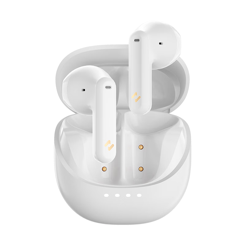 Havit [5 Million+ Positive Reviews] True Wireless Bluetooth Earbuds Semi In-Ear Sports Noise-Cancelling Deep Bass Music Gaming Low Latency Compatible with Huawei And Apple Phones E9 White