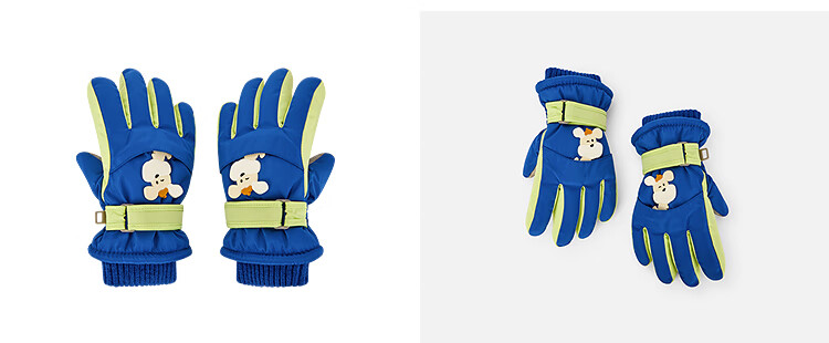 Balabala BalaOne Kids Gloves Boys Girls Ski Gloves Fleece Warm 2025 Fashion 208425162205 3