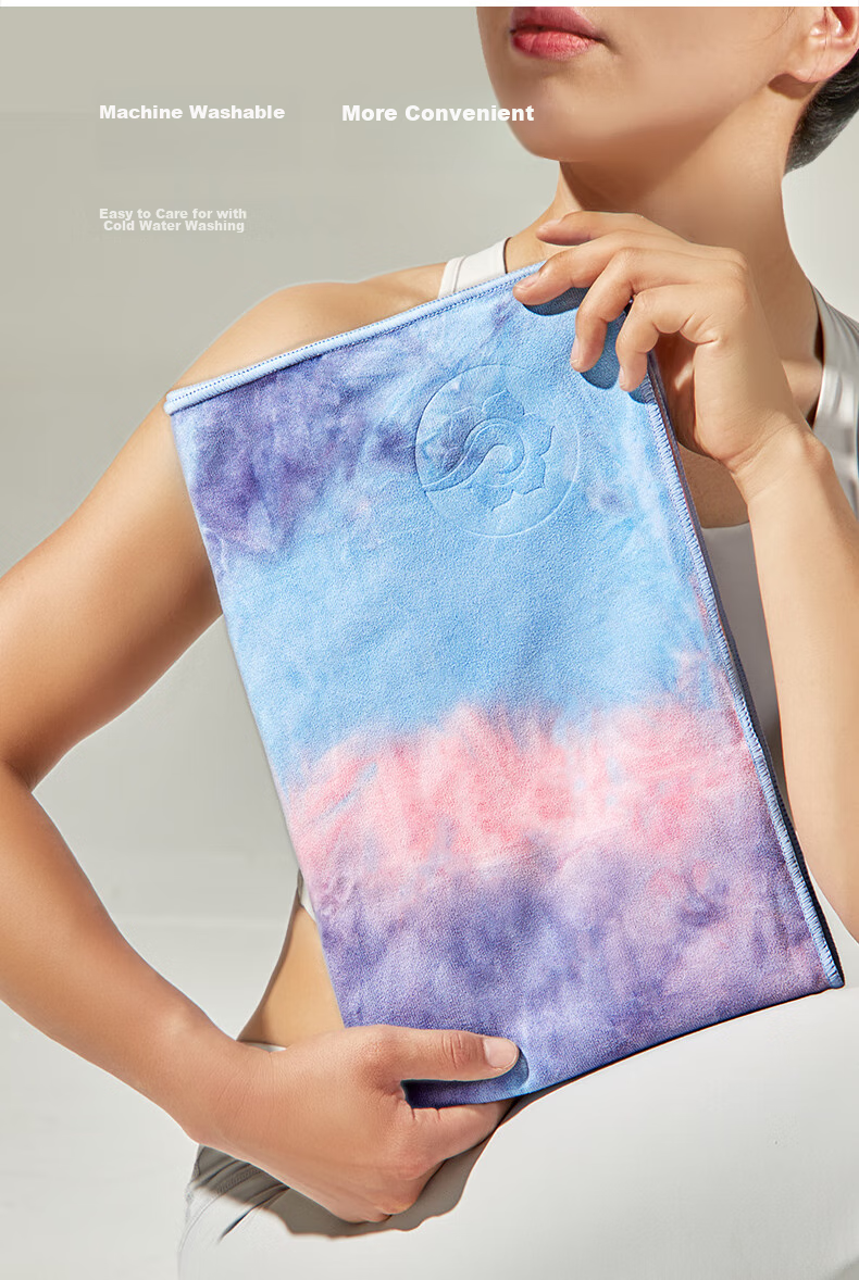 Hata Professional Yoga Mat, Non-Slip Yoga Towel, Thickened Sports Beach Towel, Fitness Sweat-Absorbing Non-Slip Towel 7