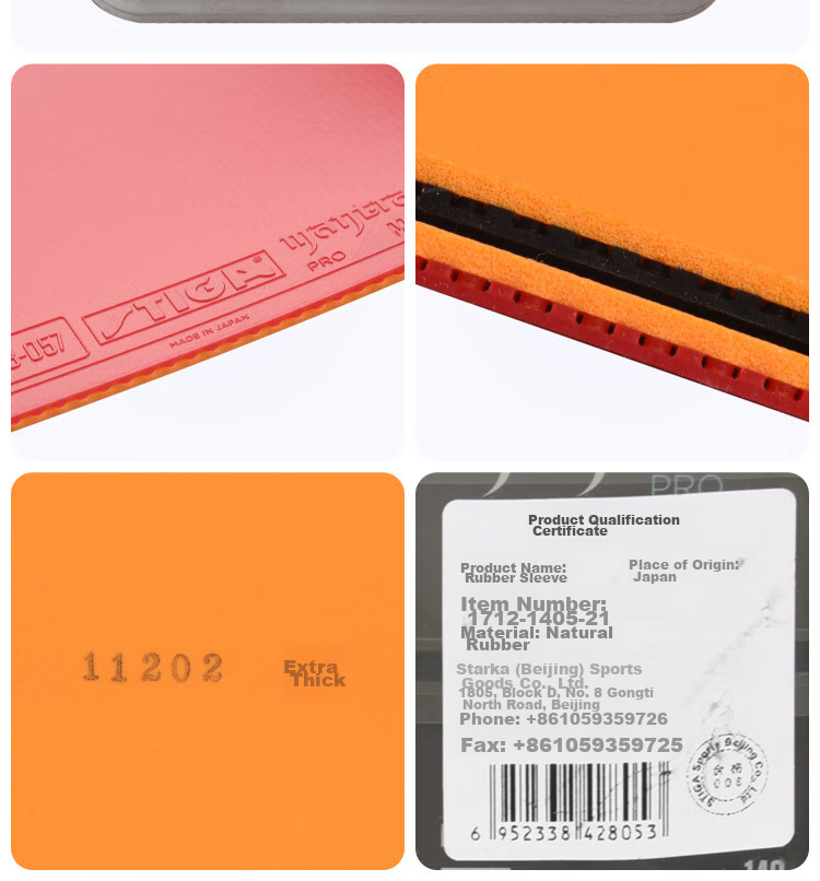 Stiga Table Tennis Rubber, MANTRA PRO M Sanskrit II Generation, Red 2.1 8