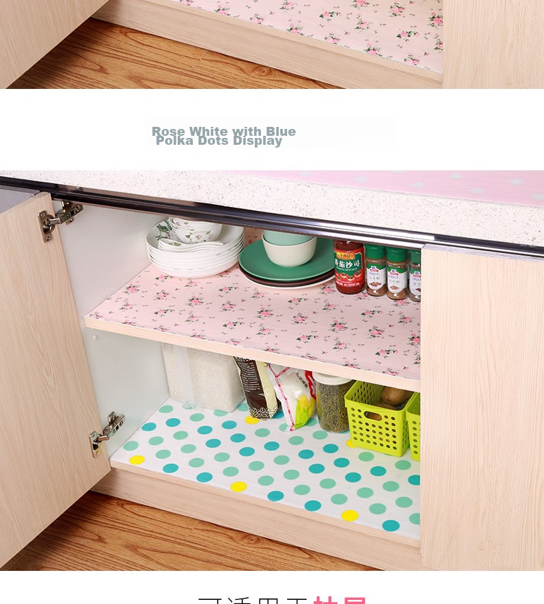 Gongxun Kitchen Oil-Proof Sticker, Stove Countertop Film, Drawer Liner, Self-Adhesive Wallpaper, Jazz White, 0.6*10 Meters 6