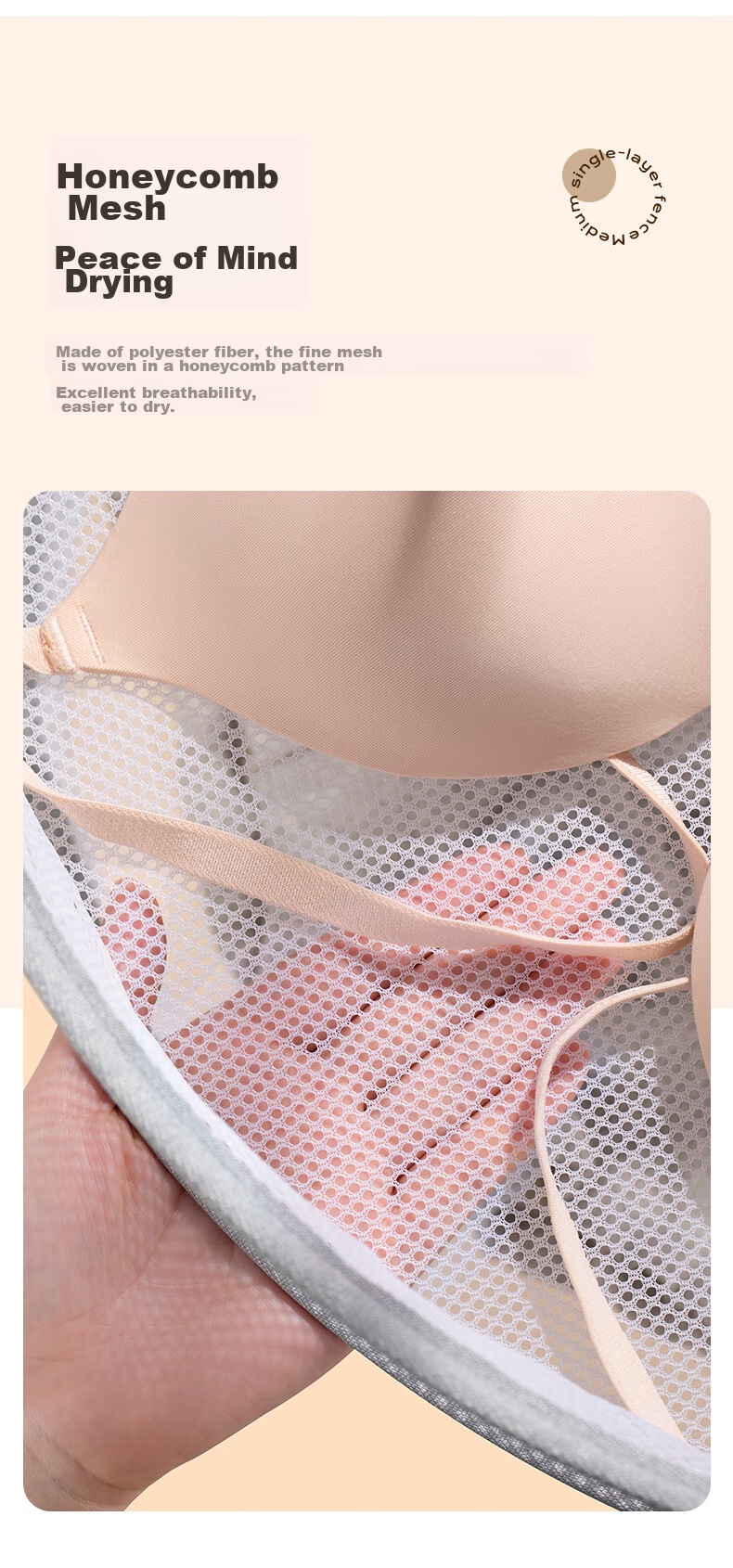 CHAHUA Clothes Drying Rack, Flat Clothes Hanger, Anti-Deformation Drying Net, for Hanging Underwear And Socks, Drying Aid for Sweaters, Large Single-Layer Desig 2