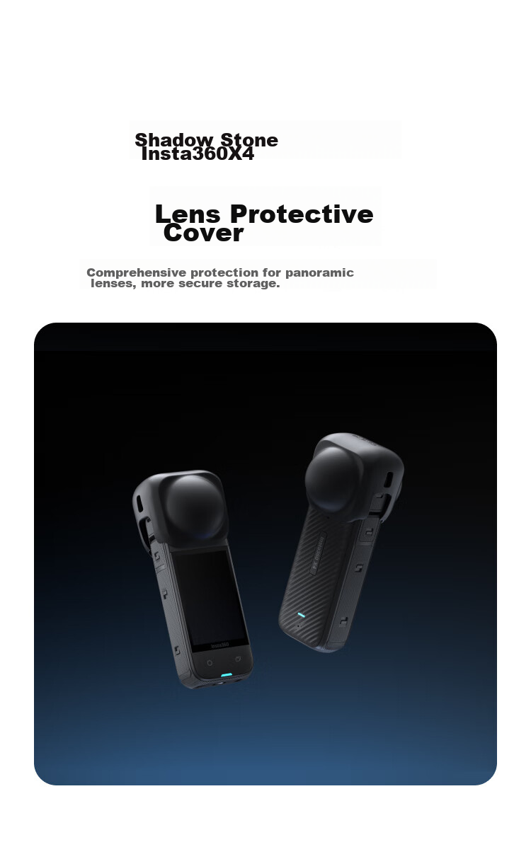 Insta360 X4 Silicone Protective Case, Black 1