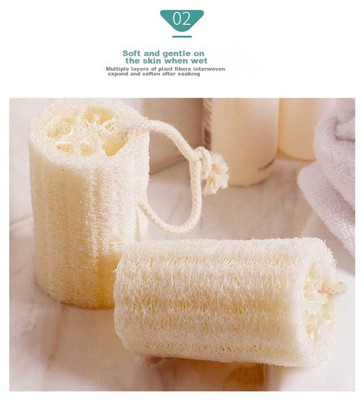 AOmeiyou Dish Scrubber, Loofah Sponge Scrubber for Dishes And Pots, Loofah Sponge Cleaning Tool, 3-Pack 9
