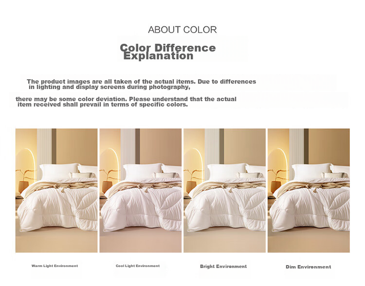 FUANNA 51% Xinjiang Cotton Quilt for Spring And Autumn, Antibacterial Cotton Comforter for Spring And Autumn, Double-Sized Air Conditioning Quilt Core, 4.2 Jin (2.1 Kg), 203*229cm 17