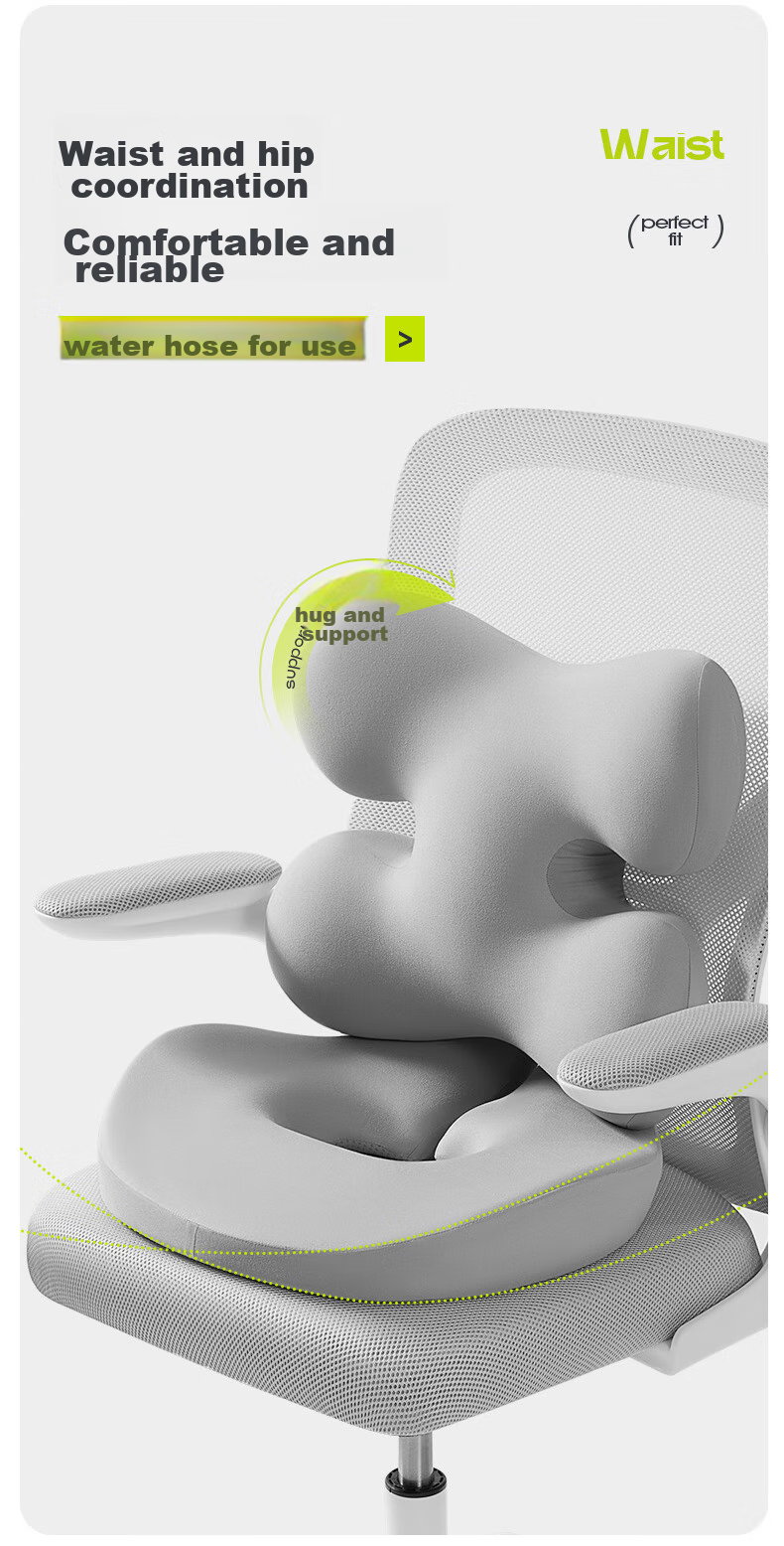 Car Seat Cushion, Lumbar Support for Office And Car, Memory Foam Backrest Pillow, Chair Lumbar Support, Seat Cushion, Lumbar Pad 8