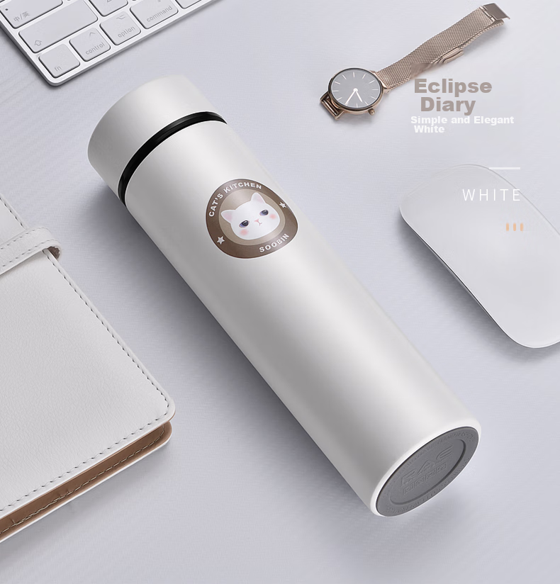 Ranye Custom Insulated Mug for Students, 316L Stainless Steel Tea Cup, 500ml, R3686, White, for National Day And Wedding 37