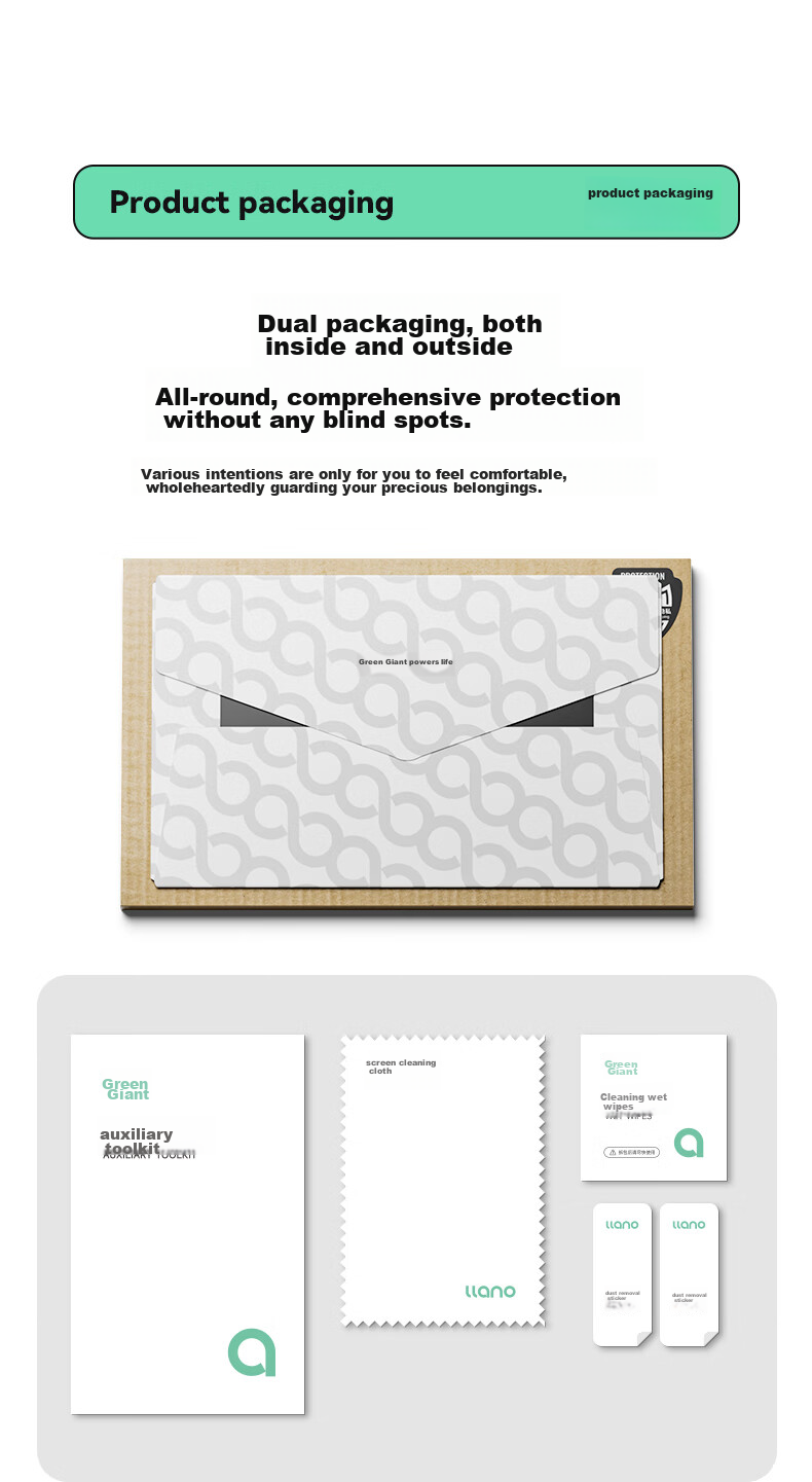 Llano Computer Privacy Screen Protector, Monitor Anti-Peeping Film, Privacy Protection Film, Compatible with Laptops And Desktop Computers, Imported Material, 14-Inch 16:9 15