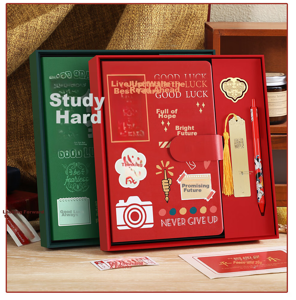 Faramon, Graduation Gift Box for Middle School And College Entrance Exams, Inspirational Stationery Set with Planner, High-Quality Gifts for Students, 18-Year Adults, Birthday Presents And Souvenirs, Orange 11