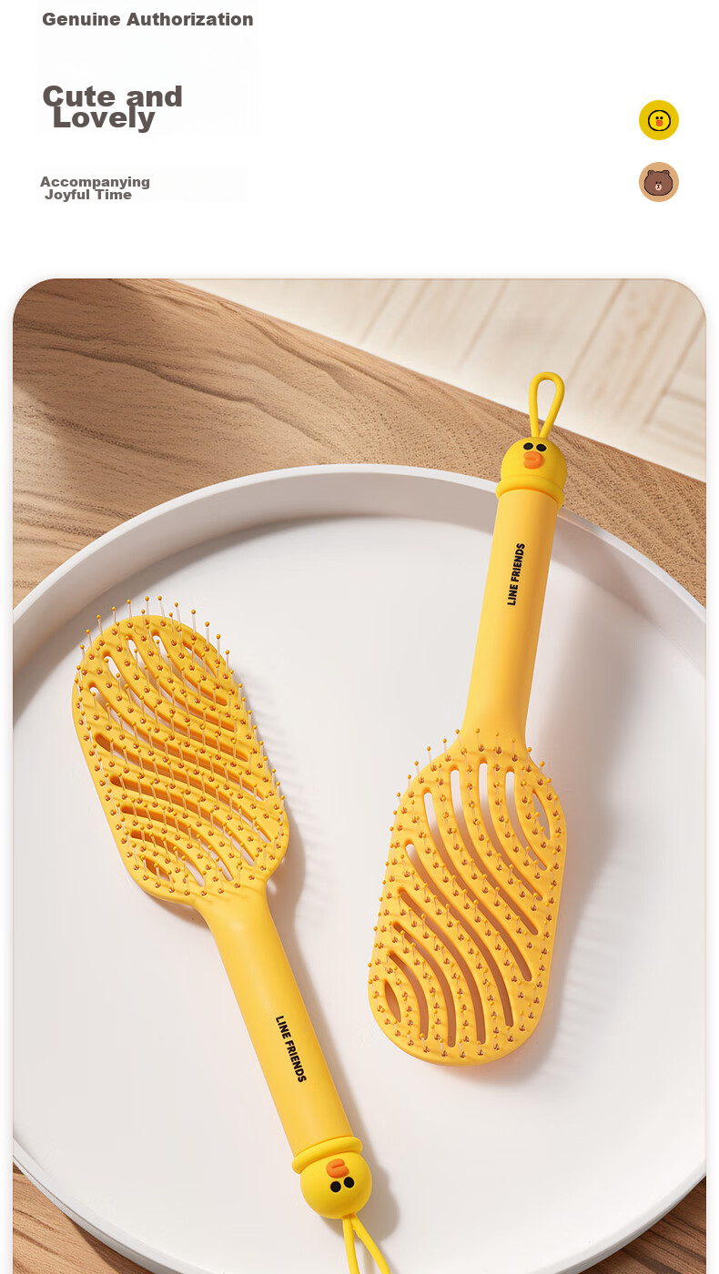 Creative Art Air Cushion Comb for Women, Volumizing Massage Comb with Air Pouch, Men's Air Comb, Sandalwood Mid-Autumn Festival Gift for Teachers 5