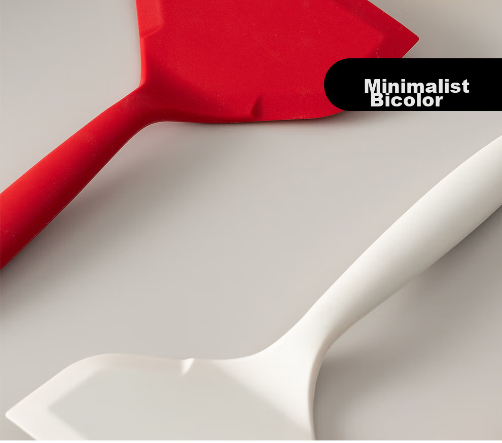 Onlycook Mini Silicone Spatula And Soup Ladle Set, Non-Stick Heat-Resistant Silicone Spatula And Ladle, Two-Piece Set 5