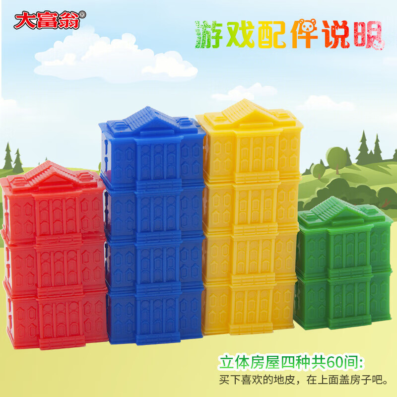 Monopoly Game Board Gold Edition Shenzhou Renwoxing Banking Chess Financial Management Children's Educational Card Board Game Toy G509