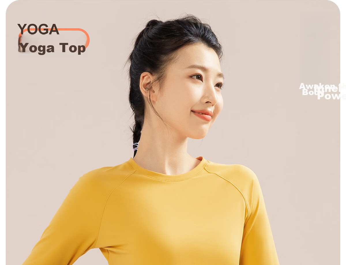 361° Sports Top, Yoga Wear, Women's Long-Sleeve T-Shirt, Autumn Quick-Dry Shirt, Loose-Fitting Running And Fitness Wear for Wome 2