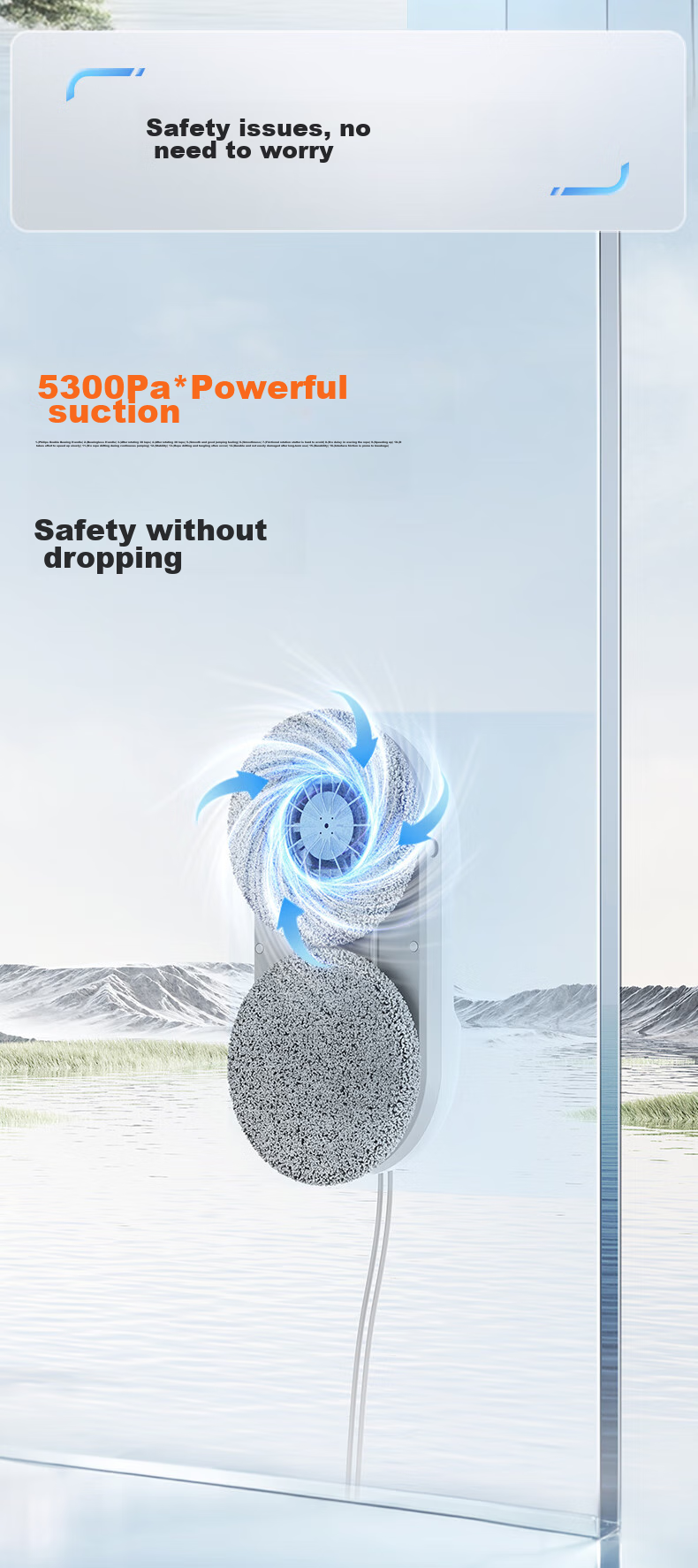SATUO Lite Window Cleaning Robot, Automatic Water Spray Wet Wiping, No Edge Cleaning, Glass Cleaning Robot, Water Spray And Wipe Window Cleaning Device 13