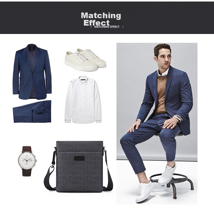 MashaLanti Business Shoulder Crossbody Bag, Portable Men's Bag, Casual Large-Capacity Small Square Bag for Men, Father's Day Gift for Husband 23