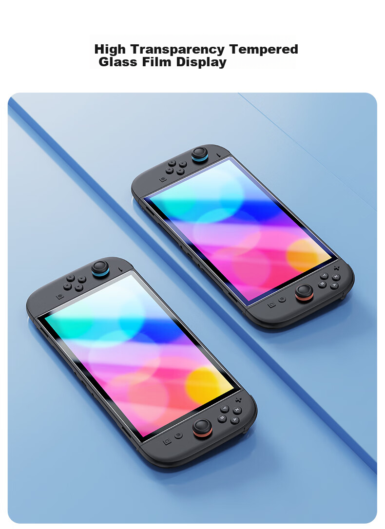 Liangzhi (INE) Nintendo Switch 2 Console Protective Case Set, Full PC Hard Shell, Controller Cover + Console Back Cover + Joy-Con Caps, NS2 New Machine Switch 2 Accessories 6