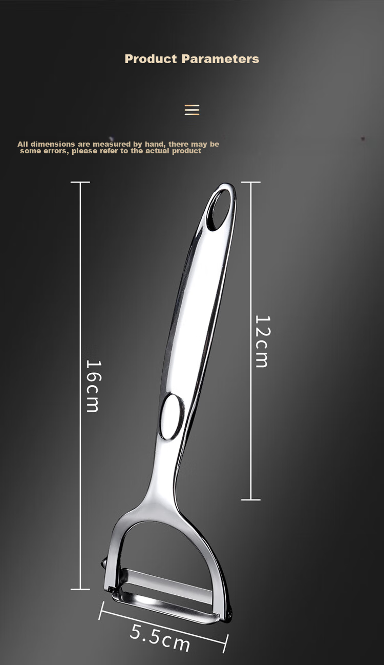 BJ Zinc Alloy Peeler Kitchen Potato Peeler Stainless Steel Peeling Tool Fruit And Melon Peeler 13