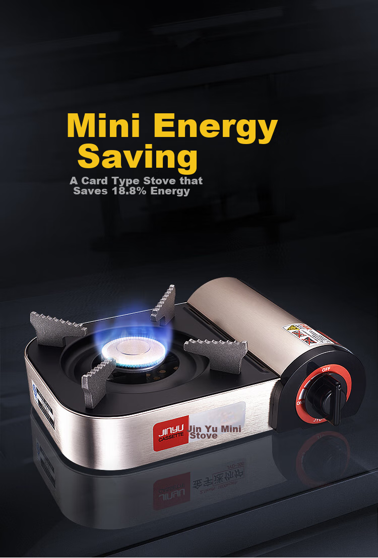Jinyu Mini Portable Gas Stove Outdoor Camping Burner Gas Cooker for Outdoor Use 3