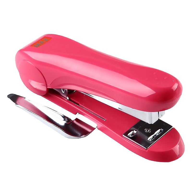MAX HD-50R Medium-Power Rotary Stapler with Rotating Plate, Staple Remover, And Capacity for 2 to 30 Pages. Compatible with NO.3/NO.35 Staples. Pink
