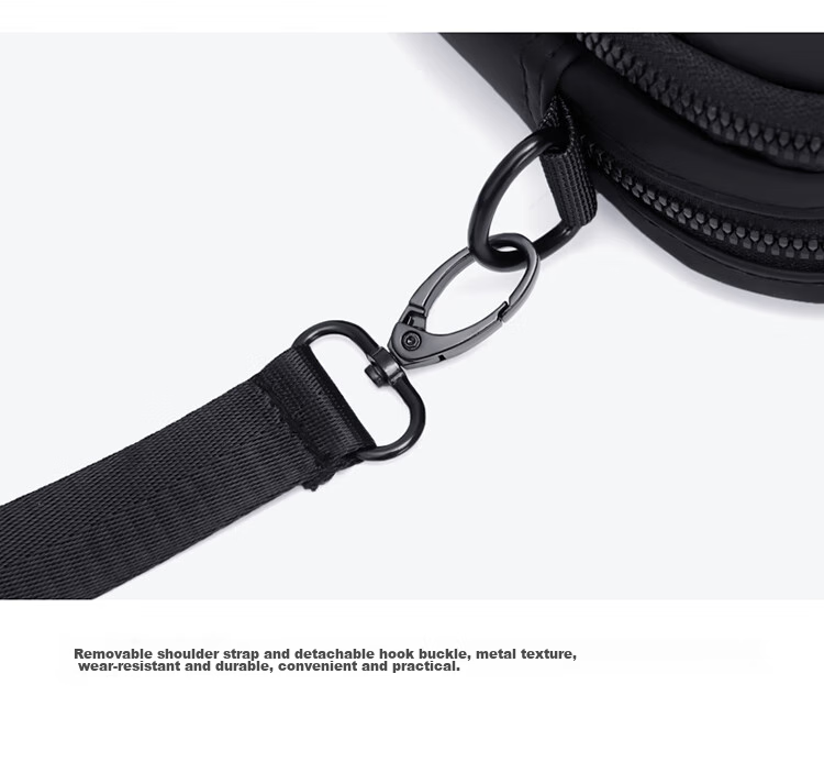 GOLF Shoulder Bag for Men, Casual Large Capacity Crossbody Bag, Multi-Compartment Phone Bag, Water-Resistant Trendy Portable Sports Hanging Bag, Versatile Fashionable Small Backpack 5I796325J Misty Black 27
