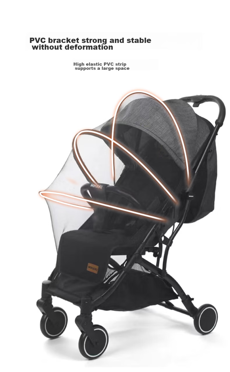 Nanjiren Baby Stroller Mosquito Net, Full Coverage Universal Enlarged Baby Anti-Mosquito Cover, Children's Mesh Sunshade, Small Stroller Anti-Mosquito Net 6