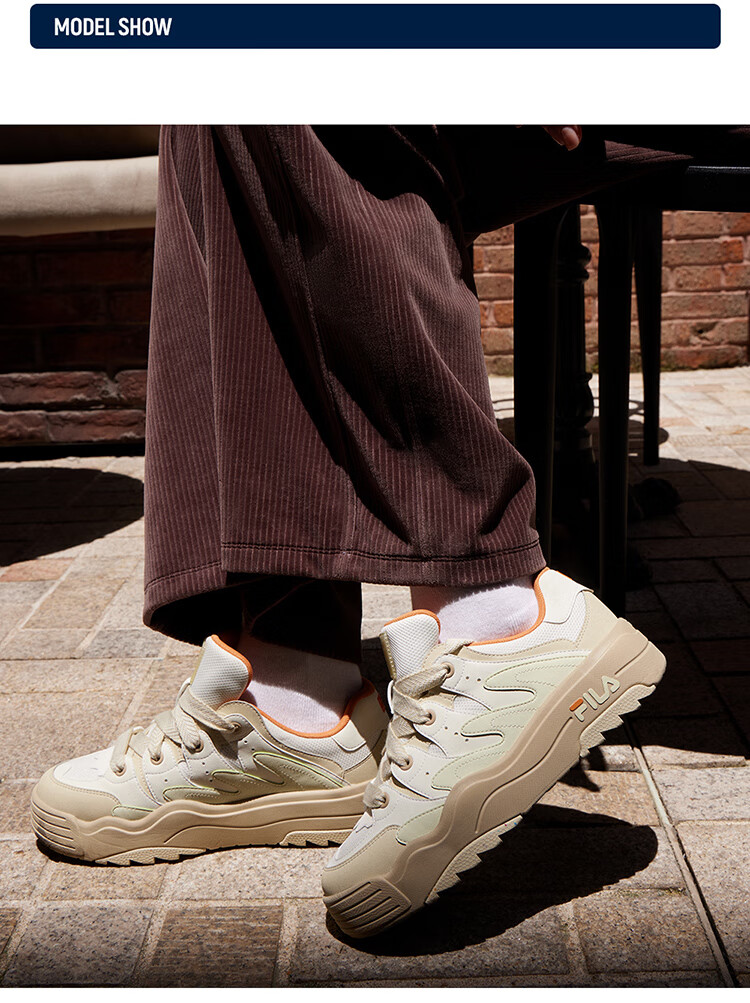 FILA Official Women's Shoes, ROSETTA Modern Sneakers, Colorful Shoes, Platform Shoes, Fashionable Casual Shoes 28