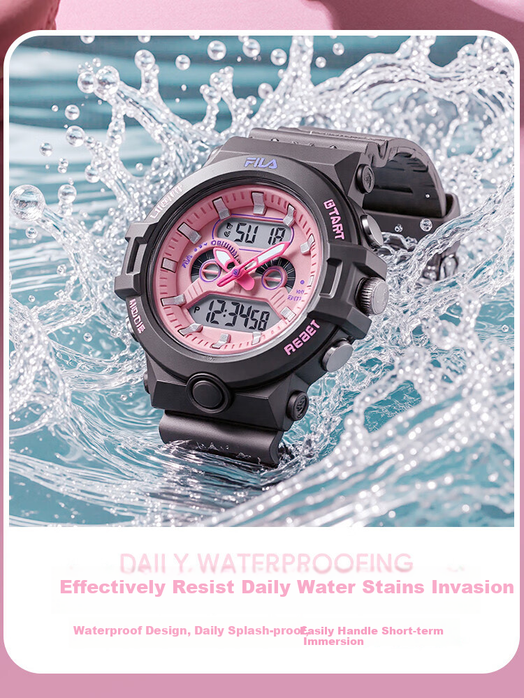 FILA Electronic Watch, Sweet And Cool Style Digital Watch for Men And Women, Sports Student Watch, Gift for Children, 6742-001 6