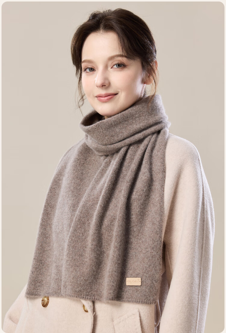 JIUMU 100% Cashmere Scarf for Women, Autumn And Winter Warm Neck Warmer, Gift for Women And Mothers, National Day And Birthday Present, Gift Box Set 20