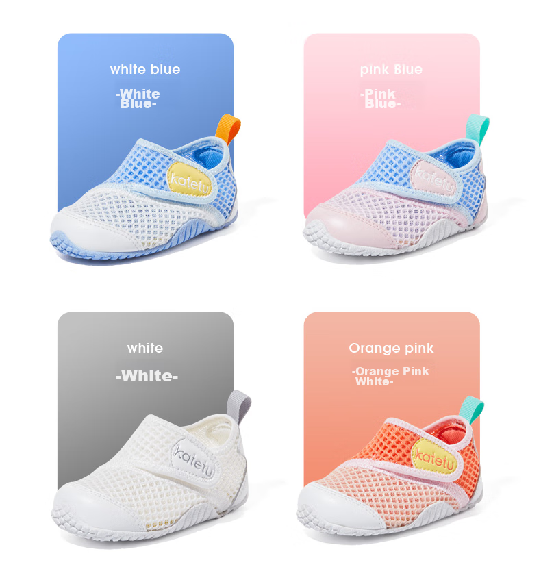 Katetu Children's Walking Shoes, Spring And Summer, for Ages 1-4, Baby Sports Mesh Breathable Beach Shoes, Indoor Shoes, X2BF003 8