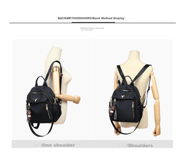 Aiqinghai Oxford Cloth Backpack, Travel Casual Fashion Large Capacity Schoolbag, Student Sports High-Value Birthday Gift 17