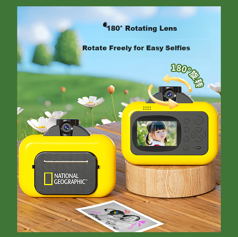 National Geographic Kids Monocular Telescope Children's Camera Walkie Talkie Outdoor Travel Gift Set 5
