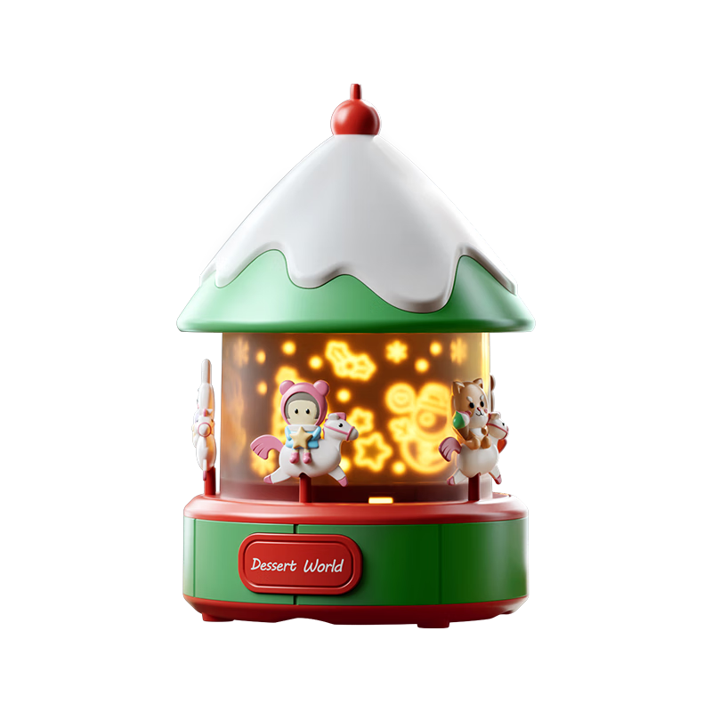 Taodudu Starry Sky Projection Lamp, Music Box Night Light, Toy for Boys And Girls, Children's Gift, Birthday Present for Ages 3-6